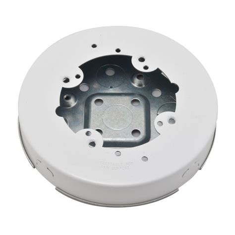 round black electrical box|shallow round exterior electrical box.